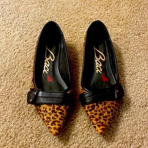 Leopard flats for a fun night out